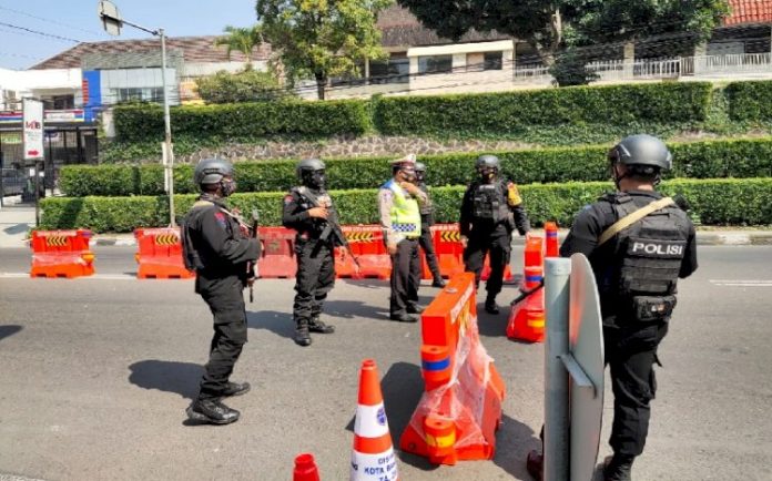 Penyekatan Idul Adha di Kota Bandung, Polda Jabar Kerahkan Brimob Bersenjata