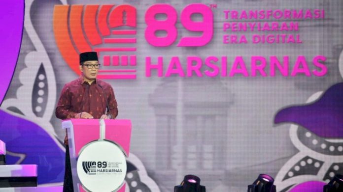 image_750x_6246fdb8d9405 Gubernur Jawa Barat (Jabar) Ridwan Kamil mengatakan, transformasi TV analog ke digital tak bisa dihindari dan masyarakat perlu beradaptasi. (humas jabar)