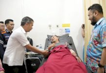 Pj Gubernur Jabar Jenguk Korban Luka KA Turangga di RS AMC Cileunyi