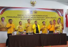 Rapat Pleno Dan Konsolidasi Pengurus DPD Ormas MKGR Provinsi Jawa Barat Menjelang Pilkada 2024.