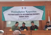 Camat Cileunyi Cucu Endang Hadiri Dan Buka Langsung Acara Peningkatan Posyantekdes se – Kecamatan Cileunyi Tahun 2025.