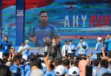 Meriahkan Acara Event AHY RUN 2025 Ketua Fraksi Demokrat DPRD Kabupaten Bandung H.Asep Ikhsan Ikut Jadi Peserta Runers di Even AHY RUN Sekaligus Peringati Hari Sumpah Pemuda 2025.