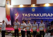 Tasyakuran Hari Bakti Kementrian Imigrasi Dan Pemasyarakatan ke – 1 Tahun 2025 Semangat Pengabdian Untuk Bangsa Berkobar di LPKA Sukamiskin Bandung.