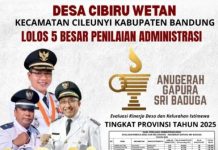 Desa Cibiru Wetan Kecamatan Cileunyi Maju Ke Babak 5 Besar Anugrah Gapura Sri Baduga Tingkat Provinsi Jawa Barat Tahun 2025.