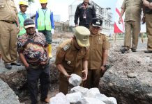 Peletakan Batu pertama Gerai KDMP Cileunyi Wetan Disertai Pelantikan RT/RW Baru Periode 2025-2030.