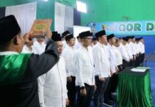 Kades Cileunyi Wetan Hari Haryono Lantik 74 Ketua RW Dan RT Periode 2025-2030 Dihadiri Langsung Bupati Bandung.