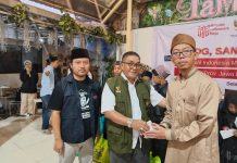 Milenial Indonesia Maju Gelar Dialog Dan Santunan Serta Buka Puasa Bersama Anak Yatim Dan Disabilitas di Taman Peri.