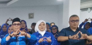 Pererat Tali Silaturahmi Venny Noveny S.S.,Hadiri Halal Bihalal DPC Partai Demokrat Kabupaten Bandung.